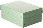 Original Falken PureBox Pastell. Made in Germany. 100 mm hoch DIN A5 gr&uuml;n.