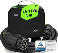 Green Cell GC Snap Typ 2 Ladekabel 11kW 5m 16A f&uuml;r EV Elektroautos Typ 2 auf...