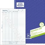 AVERY Zweckform 1226 Recycling Kassenbuch (A4, 100 Blatt, 1 Blatt Blaupapier,...