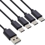 InLine 4in1 Y-Ladekabel, USB-A auf 4x USB-C, bis zu 25W Ladeleistung, kompaktes