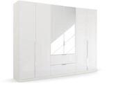 Rauch M&ouml;bel Glamour by Quadra Spin Schrank Dreht&uuml;renschrank, Hochglanz Wei&szlig;/Wei&szlig;,