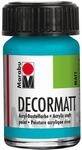 Marabu 14010039091 - Decormatt Acryl Karibik 091, 15 ml, samtmatte Acrylfarbe...