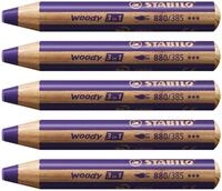 STABILO - Buntstift, Wasserfarbe & Wachsmalkreide - woody 3 in 1