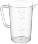 HENDI Messbecher, mit Skalierung, ergonomischer Griff, Bruchsicher, 0,5L,