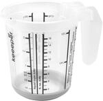 keeeper Messkanne mit Anti-Rutsch-Funktion, 500 ml, Massimo, Nordic Grey