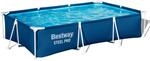Bestway Steel Pro Frame Pool ohne Pumpe 300 x 201 x 66 cm, dunkelblau, eckig