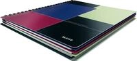 Leitz 44560000 Executive Collegeblock A5 kariert, spiralgebunden mit PP Einband