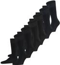 FALKE Herren Socken Happy Multipack M So Baumwolle einfarbig 6 Paar, Schwarz Black