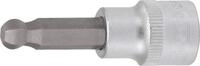 KS Tools 917.2444 1/4" Bit-Stecknuss Innensechskant mit Kugelkopf, 4 mm