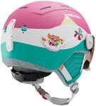 HEAD Maja Visor PAW Ski- und Snowboardhelm mit Visor, Paw Patrol Design, Rosa/T&uuml;rkis