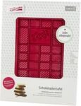 Lurch 83090 Schokoladentafel/Gussform mit Blumenmotiv aus 100% BPA-freiem Platin
