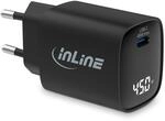 InLine USB-Ladeger&auml;t, 1-Port, digitales Display mit aktuellem...