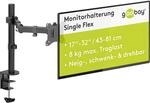 goobay Monitor-Tischhalterung 17&ndash;32 Zoll, ergonomisch, VESA-kompatibel, bis 8...