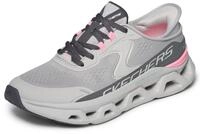 Skechers Damen Glide-Step Altus Slip-InTurnschuhe, Gray Synthetic/Mesh/Pink Trim, 41