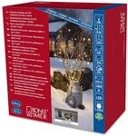 Konstsmide LED Lichterkette, mit an/aus Schalter und 6h Timer, 8 Funktionen und