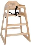 Bolero Langlebiger, sicherer Holzhochstuhl f&uuml;r Babys und Kleinkinder, Nat&uuml;rliches