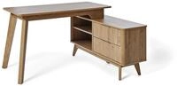 Jahnke Eckschreibtisch Wave C 150 E Montana Eiche
