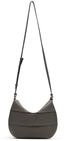 LIEBESKIND BERLIN Umh&auml;ngetasche Edda Calf Optic Hobo Bag Dark Grigio dunkelbraun
