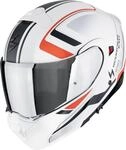 SCORPION EXO-930 EVO ARDENS Matt White-Black-Red XXL