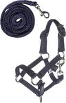 HKM Kinder Hobby Horsing Basic Halfter und Strick, Dunkelblau, One Size
