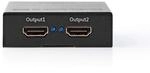 Nedis HDMI Splitter - 2-Port - HDMI Eingang - 2X HDMI Ausgang - 4K 60Hz - 18 Gbps -