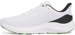 Under Armour Charged Pursuit 4 Track Herren-Laufschuhe, Wei&szlig;, Schwarz, Hyper Green,
