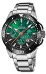 Festina Herren Uhr Analog aus Edelstahl 316L Silber - Quarzwerk - Chronograph -