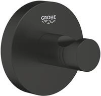 GROHE Start, Bademantelhaken ohne Bohren (Handtuchhalter mit verdeckter...