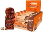 MaxiNutrition Hazelnut Spread Protein Waffle Bar, 25% Eiwei&szlig;, 202 kcal, (12