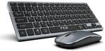 Bluetooth Tastatur Maus Set inca IBK-572BT &ndash; Kabellos, Wiederaufladbar,...