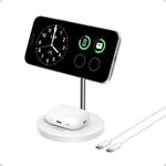 Anker MagGo 15W Magsafe Ladeger&auml;t kompatibel, 2-in-1 Induktive Ladestation, Qi2