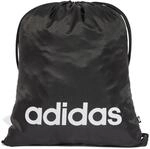 adidas Unisex Linear Gymsack Shoe Bag, Black/White, One Size