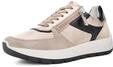 ARA Damen Sneaker New York Shell,Sand,schwarz Gr. 38