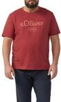 s.Oliver Herren Baumwoll-t-Shirt mit Logo-Print Logo Shirt