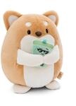 NICI MYMOCHI Kuscheltier Hund Hiro 16 cm mit Bubble Tee in Geschenkbox 11x12x6,5 cm,