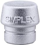 Simplex Einsatz, Weichmetall, silber | D=40 mm | 3209.040