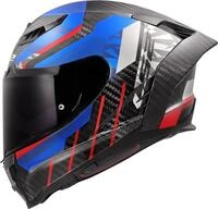 LS2, Integraler Motorradhelm DRAGON TRAX Blue Red, S