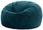Icon Kingston Sitzsack Cord mit F&uuml;llung, Blaugr&uuml;n | In Deutschland...