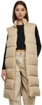 Urban Classics Damen Weste Ladies Long Puffer Vest wetsand XXL