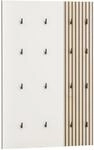 Schildmeyer Alexa Hakenpaneel Set 701955, Akustikpaneel Optik/Cremebeige, 73,5 x 2,6