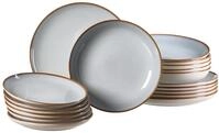 Ritzenhoff & Breker Portofino Teller-Set 18-teilig, Kombiservice mit Farbverl&auml;ufen,
