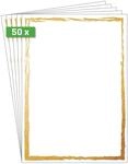SIGEL Urkundenpapier Golden Frame DIN A4 200 g 50 Blatt