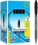 Paper Mate Flexgrip Ultra-Druckkugelschreiber | mittlere Spitze (1,0 mm) | schwarze