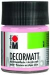 Marabu 14010005231 - Decormatt Acryl Wildrose 231, 50 ml, samtmatte Acrylfarbe auf