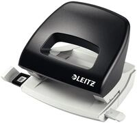 Leitz Kleiner B&uuml;ro Locher aus Metall, 16 Blatt, Anschlagschiene mit...