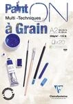 Clairefontaine 975051C PaintOn Block (mit 2 K&ouml;rnungen, 250 g, hochqualitativ,...