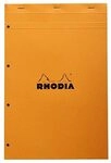 Rhodia 20200C Notizblock A4 80 Blatt kariert Orange