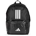 adidas Unisex Classic Three Stripes Back To School Backpack, Black/White, One...