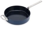 Joseph Joseph Space 28cm Bratpfanne, Platzsparender Klappgriff, Keramik-Beschichtung,
