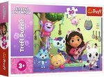 Trefl - Puzzle 30 Teile, Gabby und Ihr H&auml;uschen, Gabby's Dollhouse, 3+